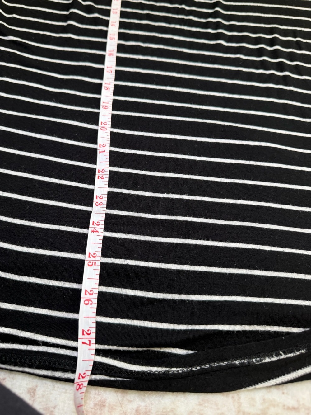 Forever 21 Black & White Striped T Shirt Dress Women’s Medium - Picture 5 of 5